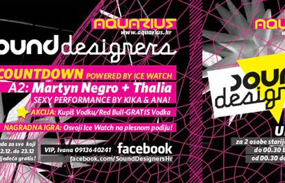 Osvojite ulaznice za Sound Designers party u Aquariusu!