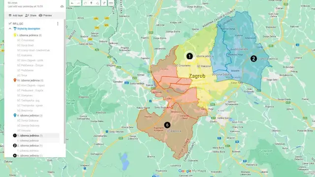 Interaktivna karta za Zagreb: Upišete adresu i izbaci vam u kojoj izbornoj jedinici glasate