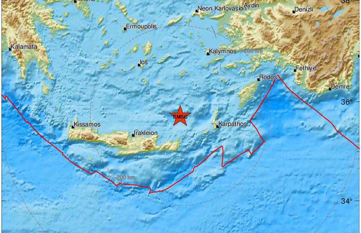 Novi snažni potres u Grčkoj