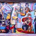 Pogledajte mural koji slavi povijest umjetnosti
