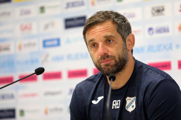 Rijeka: Trener &Dstrok;alovi&cacute; i igra&ccaron; Fruk na konferenciji HNK Rijeka