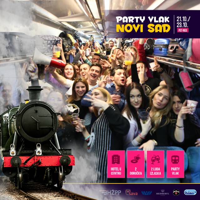 Rekordan broj prijava za Party vlak u Novi Sad!