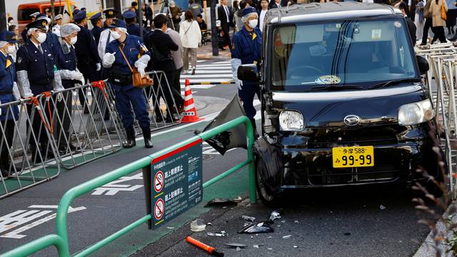 Car crashes into barricade near Israel embassy in Tokyo