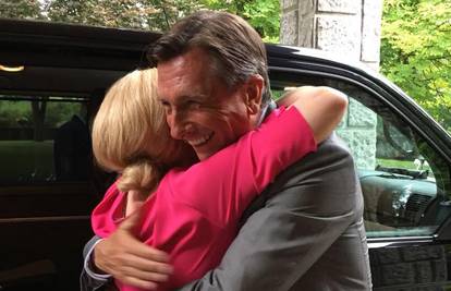 Srdačan susret u Sloveniji: Predsjednica zagrlila Pahora