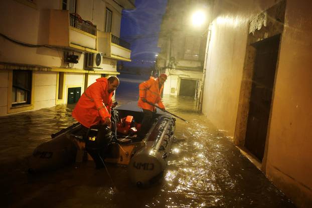 Storm Leo reaches Alcacer do Sal
