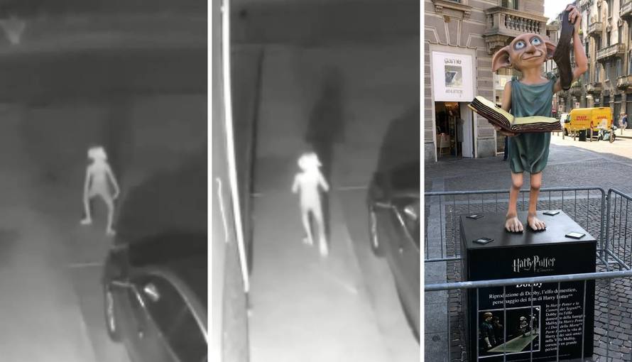 Kamera je snimila čudnog lika: 'Što li Dobby radi ispred kuće?'