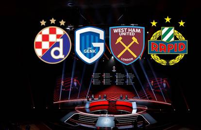 Dinamo opet ide na Otok! Genk, West Ham i Rapid u grupi EL-a