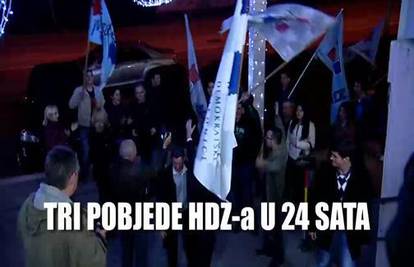 Trijumf! HDZ-u čak tri izborne pobjede u samo 24 sata