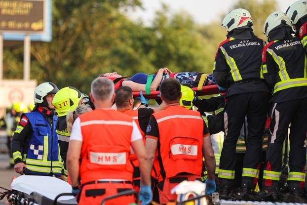 Zagreb: U blizini naplatne postaje Sveta Helena održana je vježba "Sigurnost 25"