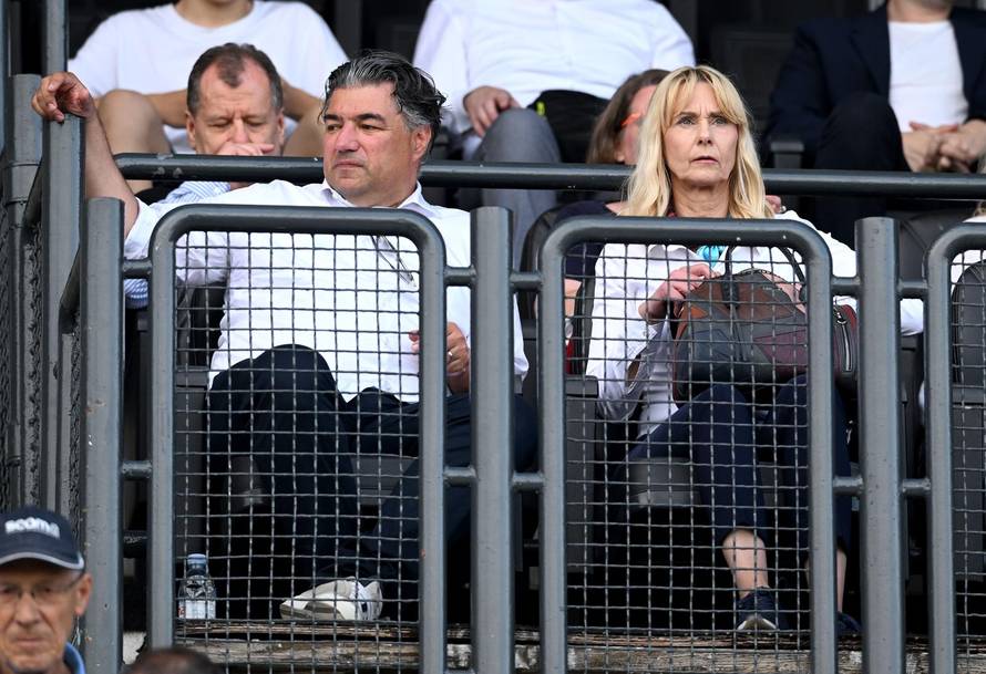 Članovi Uprave Hajduka Ivan Matana (lijevo) i Marinka Akrap (desno)