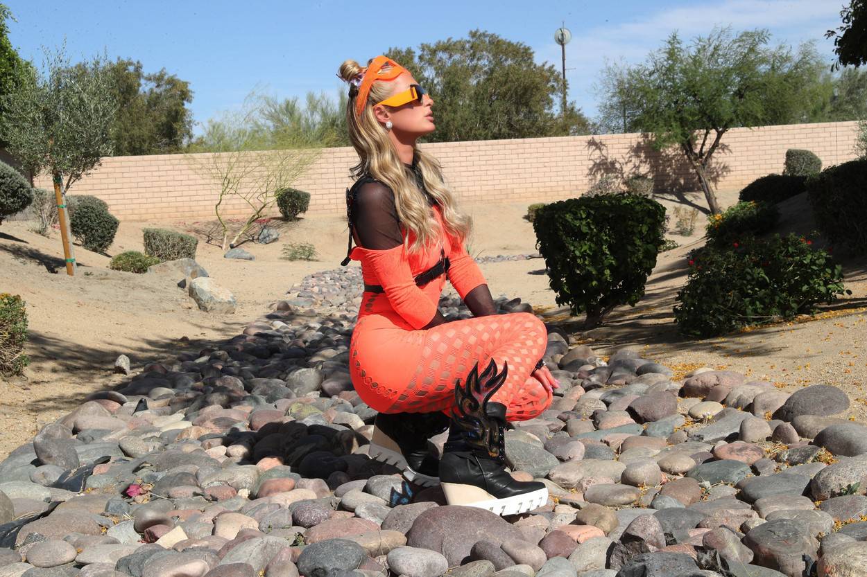 Exclusive - Paris Hilton at Coachella, Palm Springs, California, USA - 16 Apr 2022