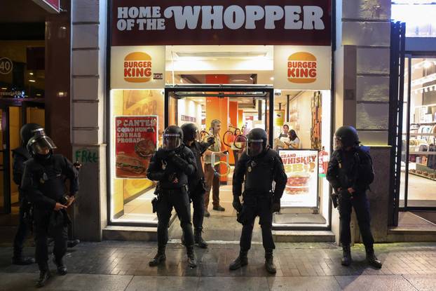 Spanish unions call a general strike in solidarity with Palestinians in Gaza, in Madrid