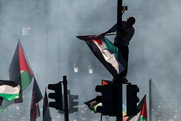 National protest for Gaza in Rome