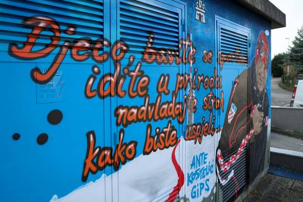 24sata Zagreb: Grafit za Kostelića Gipsa na trafostanici u Gračanima