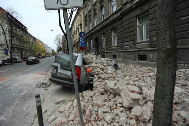 Oštećenja u centru Zagreba nakon potresa