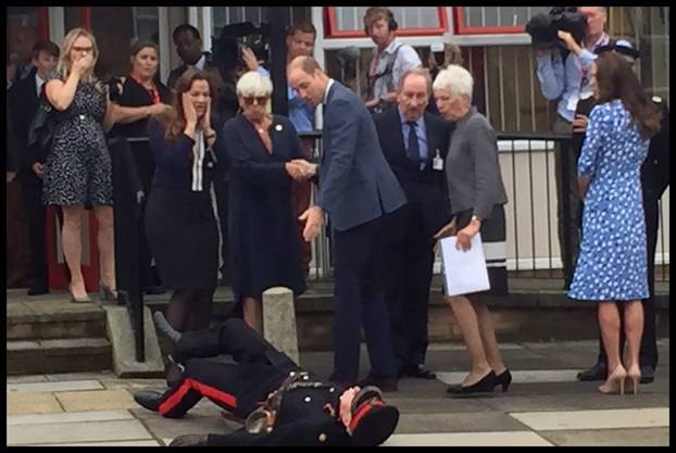 The Duke and Duchess of Cambridge visiting Stewards Academy