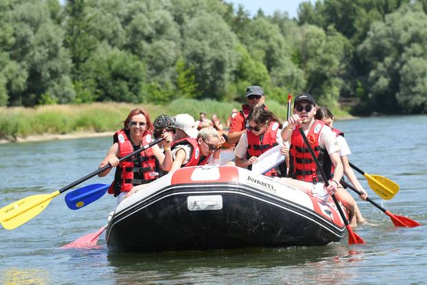 Rafting Hrvatskom Amazonom - Drava 2025. od legradskog ušća Mure u Dravu do Ješkova