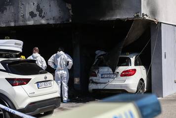 U Velikoj Gorici izgorjela dva Lamborghinija, stambena zgrada i druga vozila