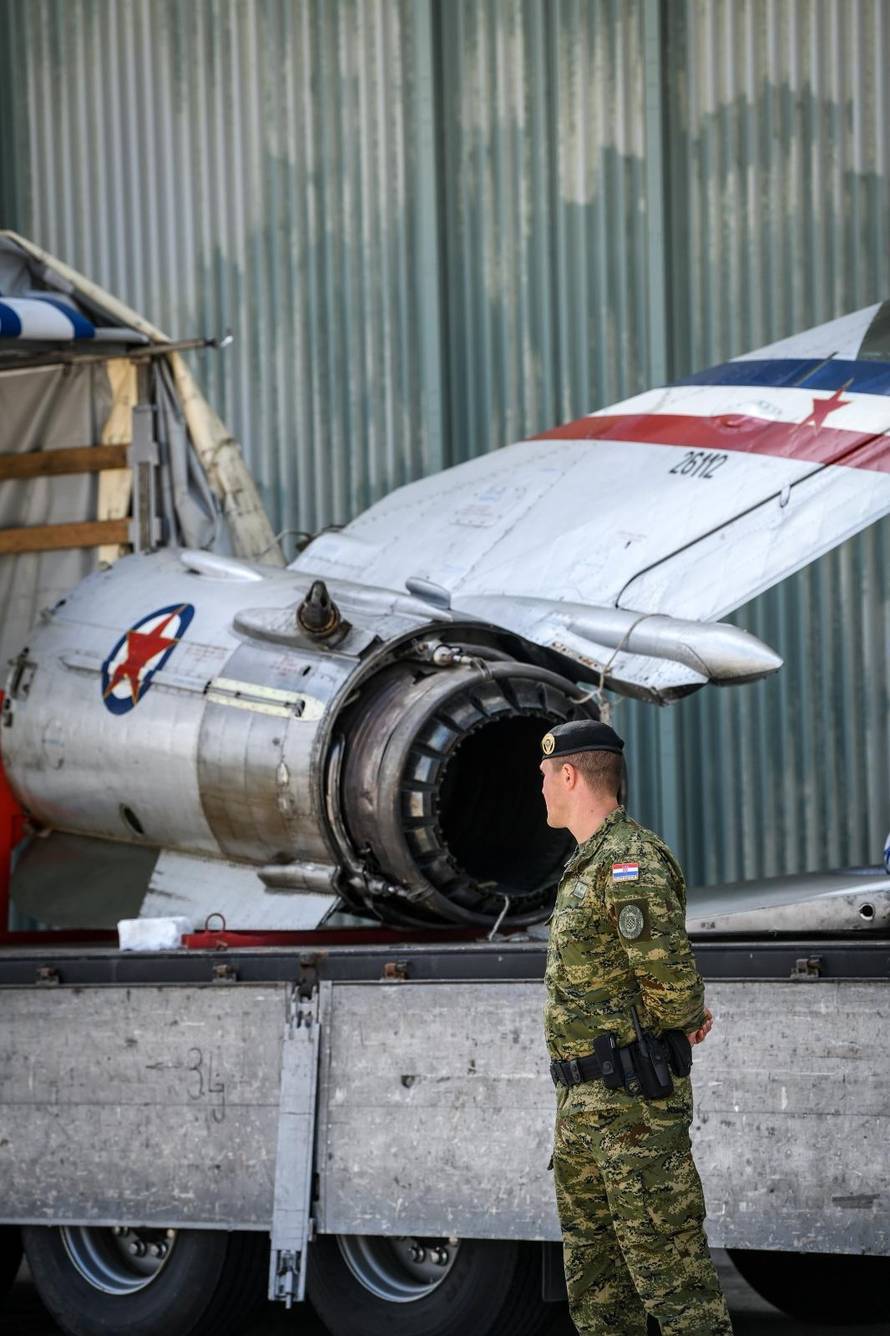 MiG 21 pilota Rudolfa PereÅ¡ina stigao u Hrvatsku
