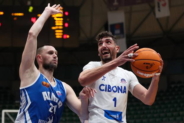 Zagreb: FAVBET Premijer liga, 13. kolo, KK Cibona - KK Alkar