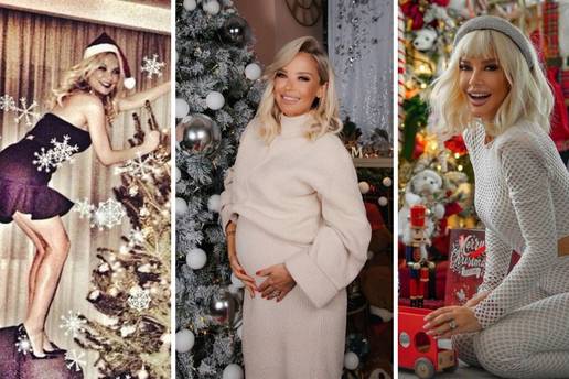 Ovo su blagdanske kombinacije Maje Šuput: Pogledajte kako je sve pjevačica pozirala za Božić
