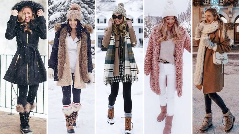 Top 20 kombinacija za šetnju po snijegu - ugodno i  ženstveno