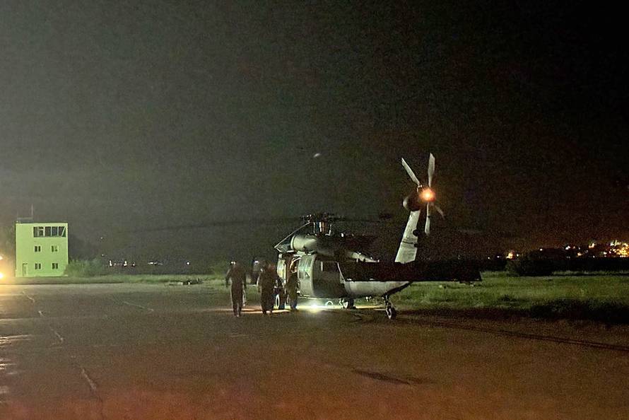 Noćna akcija MORH-a! Teško ozlijeđenu ženu helikopterom hitno prebacili u Zagreb...