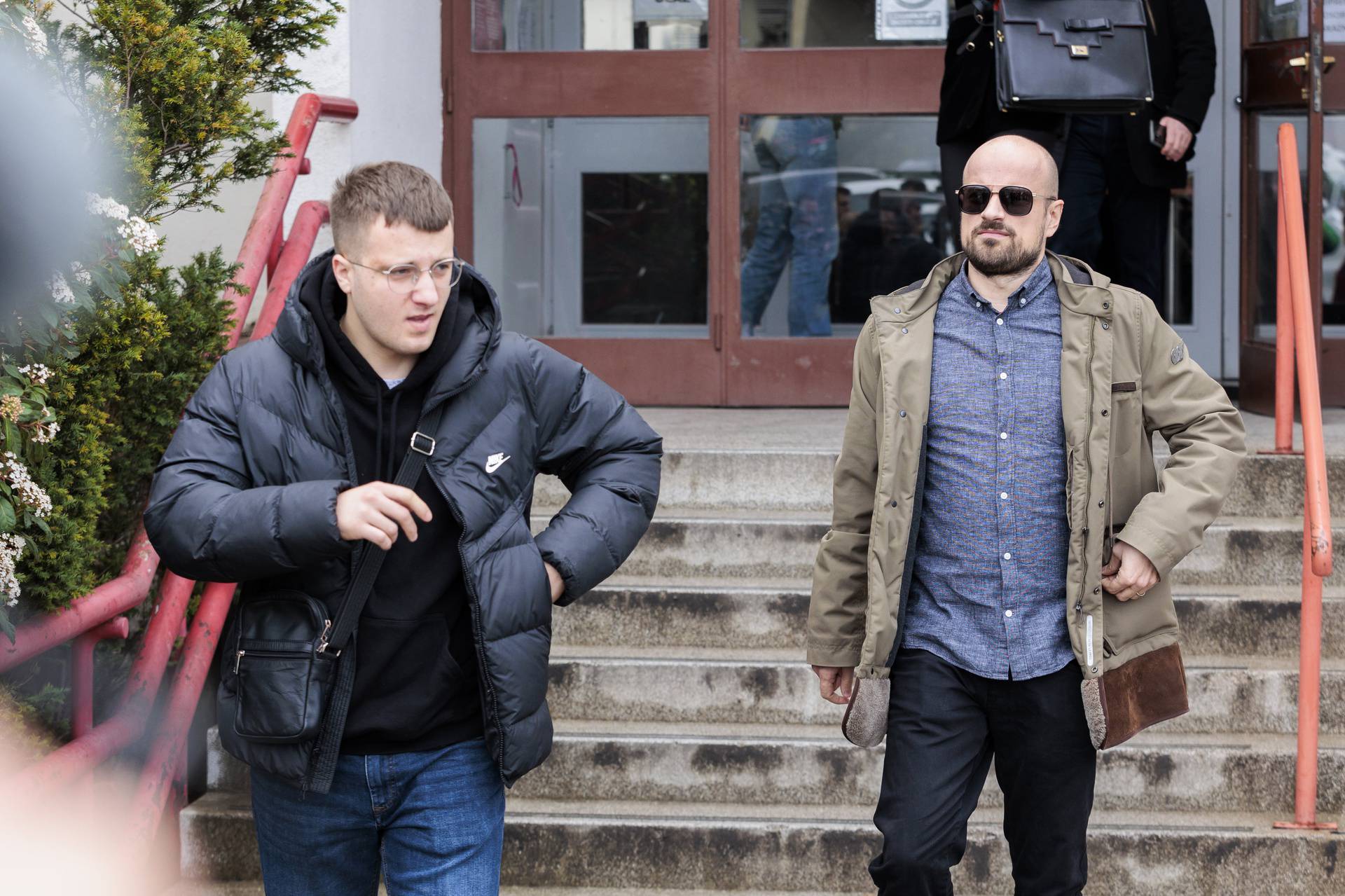 Split: Vojko V. i Gršo obratili se medijima nakon ročišta na sudu