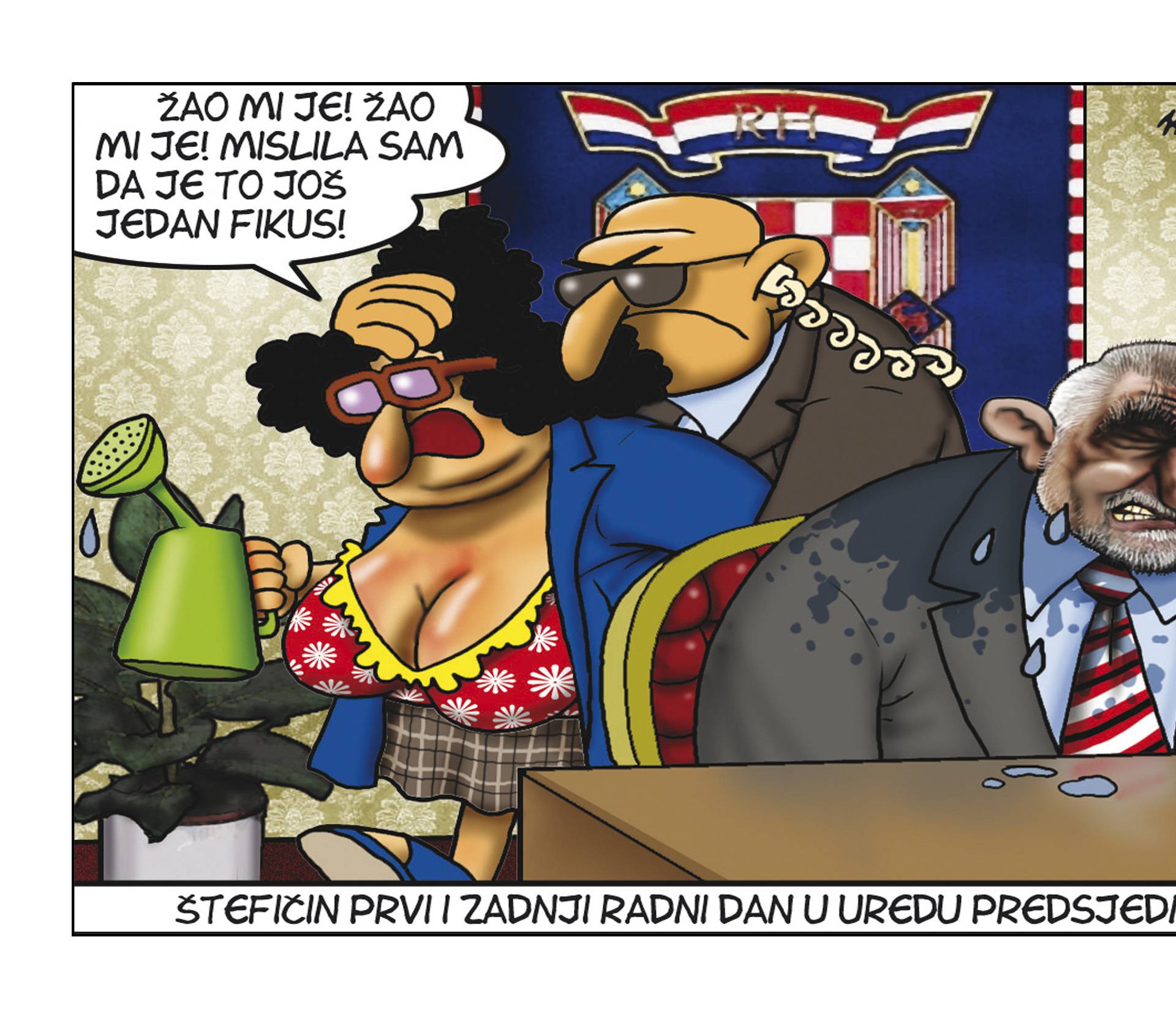 'Za Šteficu je kriva repka, a za karikature hrvatska stvarnost'