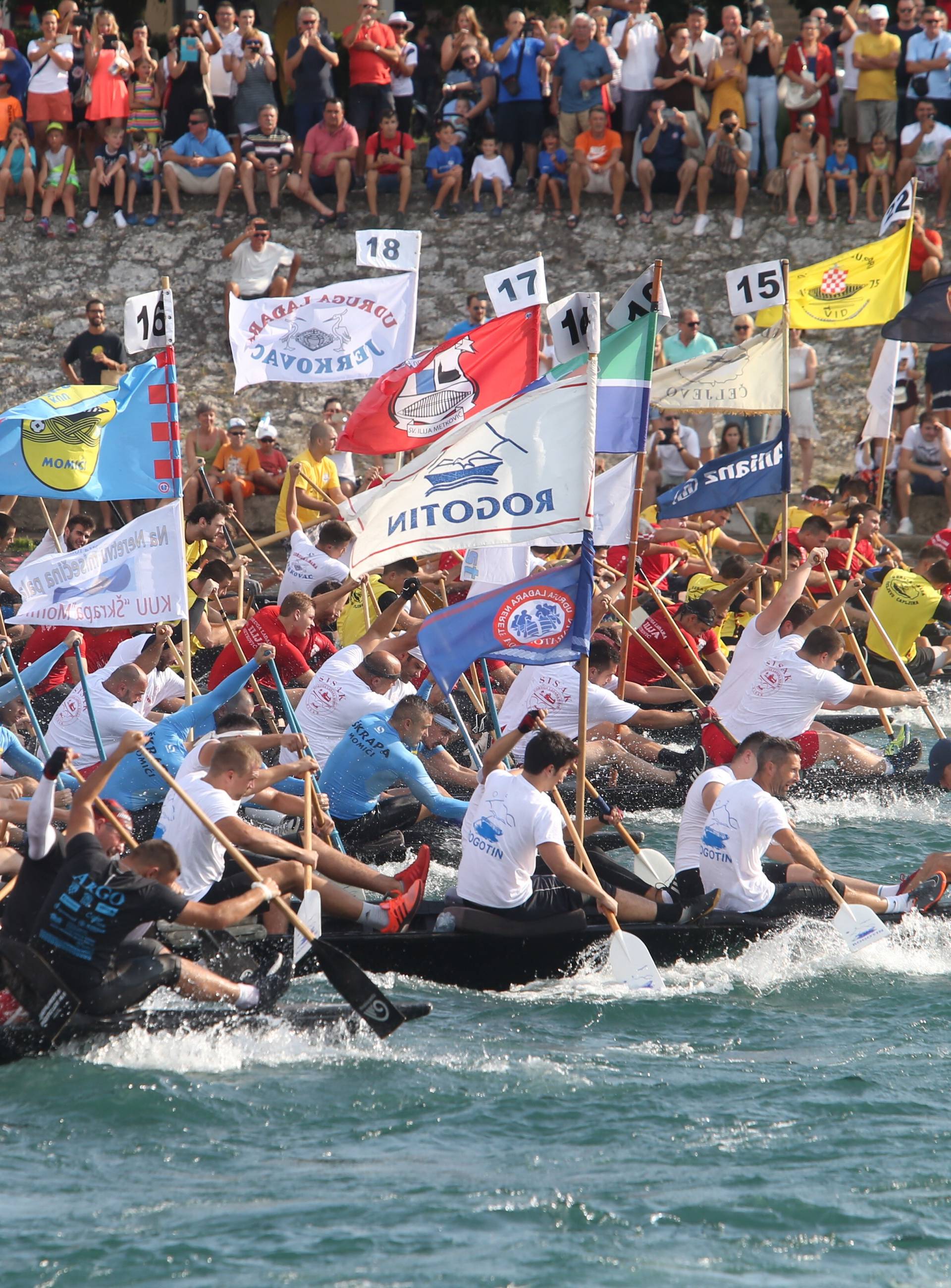 Trideset veslaÄkih ekipa startalo na 21. Maratonu laÄa u MetkoviÄu