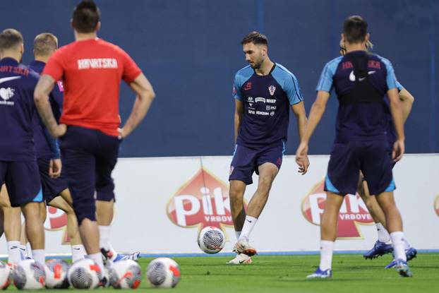 Zagreb: Trening hrvatske nogometne reprezentacije
