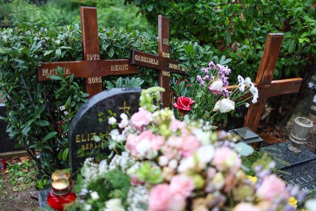 Na Mirogoju pokopana Gabi Novak, sada počiva uz Matiju, Arsena i svoju majku