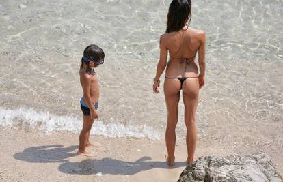Nina Morić i sin Carlos kraj ljeta provode u Dubrovniku