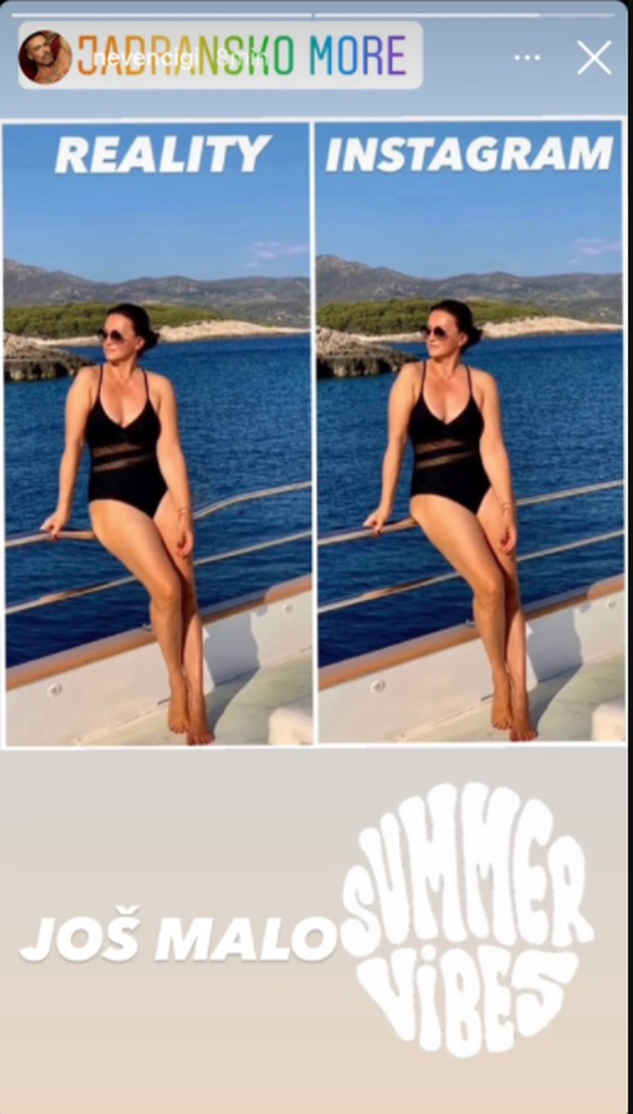 Cigi se narugao fotkama Nine Badrić u badiću pa nam otkrio: 'Zavidim joj na samopouzdanju'