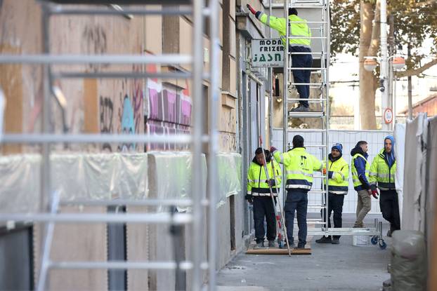 Zagreb: U Vodnikovoj počelo uklanjanje grafita
