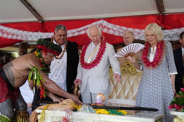 Britain's King Charles and Queen Camilla visit Samoa
