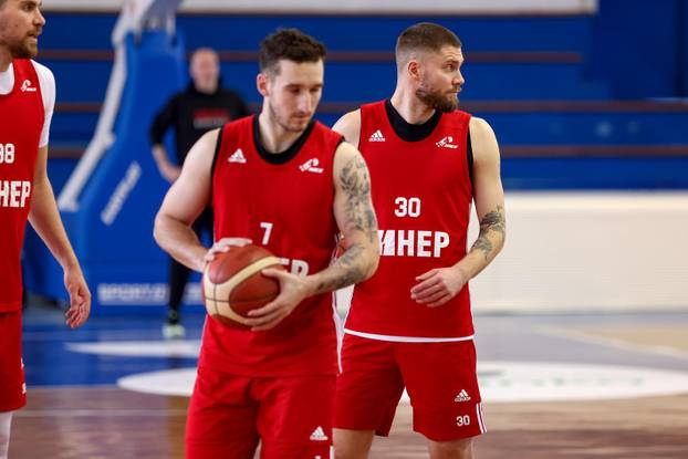 Zadar: Trening košarkaške reprezentacije u Jazinama