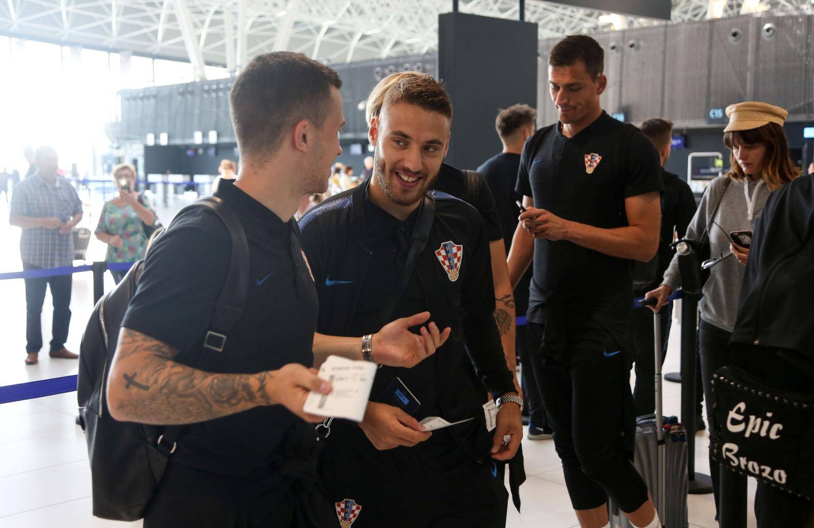Hrvatski reprezentativci otputovali u Trnavu na kvalifikacijsku utakmicu protiv Trnave