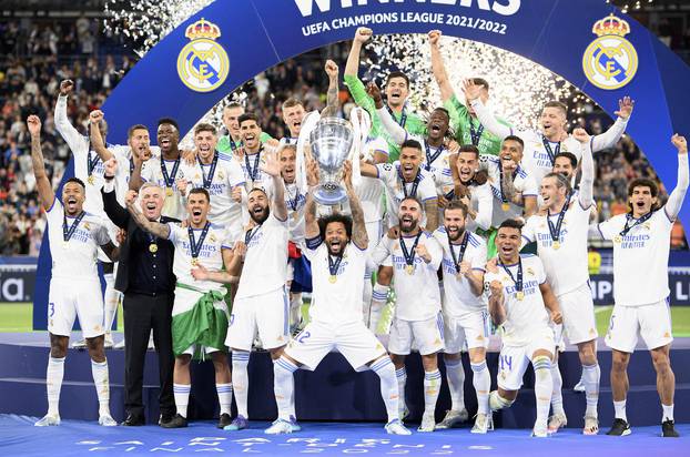 Soccer Champions League Final 2022/ Liverpool FC - Real Madrid 0:1.