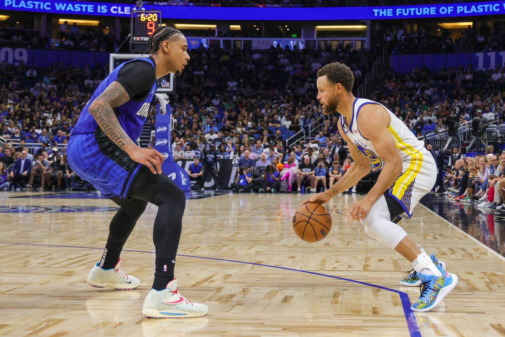 NBA: Golden State Warriors at Orlando Magic