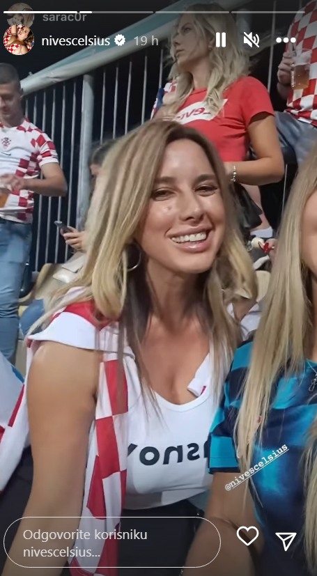 Vatrena Nives Celzijus pridružila se navijačima u Rijeci i slavila pobjedu hrvatske reprezentacije