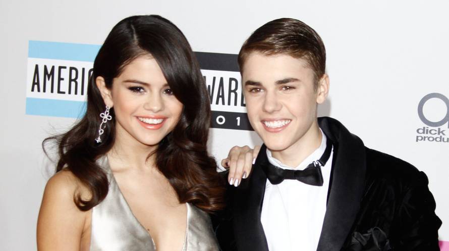 American Music Awards - Justin Bieber and Selena Gomez