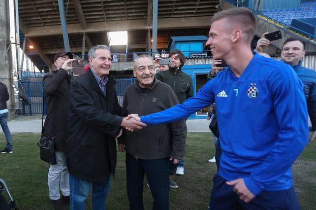 Zagreb: Nogometne legende posjetile igraÄe GNK Dinamo