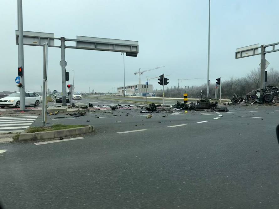 STRAŠNE SCENE Automobilom sletio s ceste pa udario u stup u V. Gorici: Jedan čovjek u bolnici