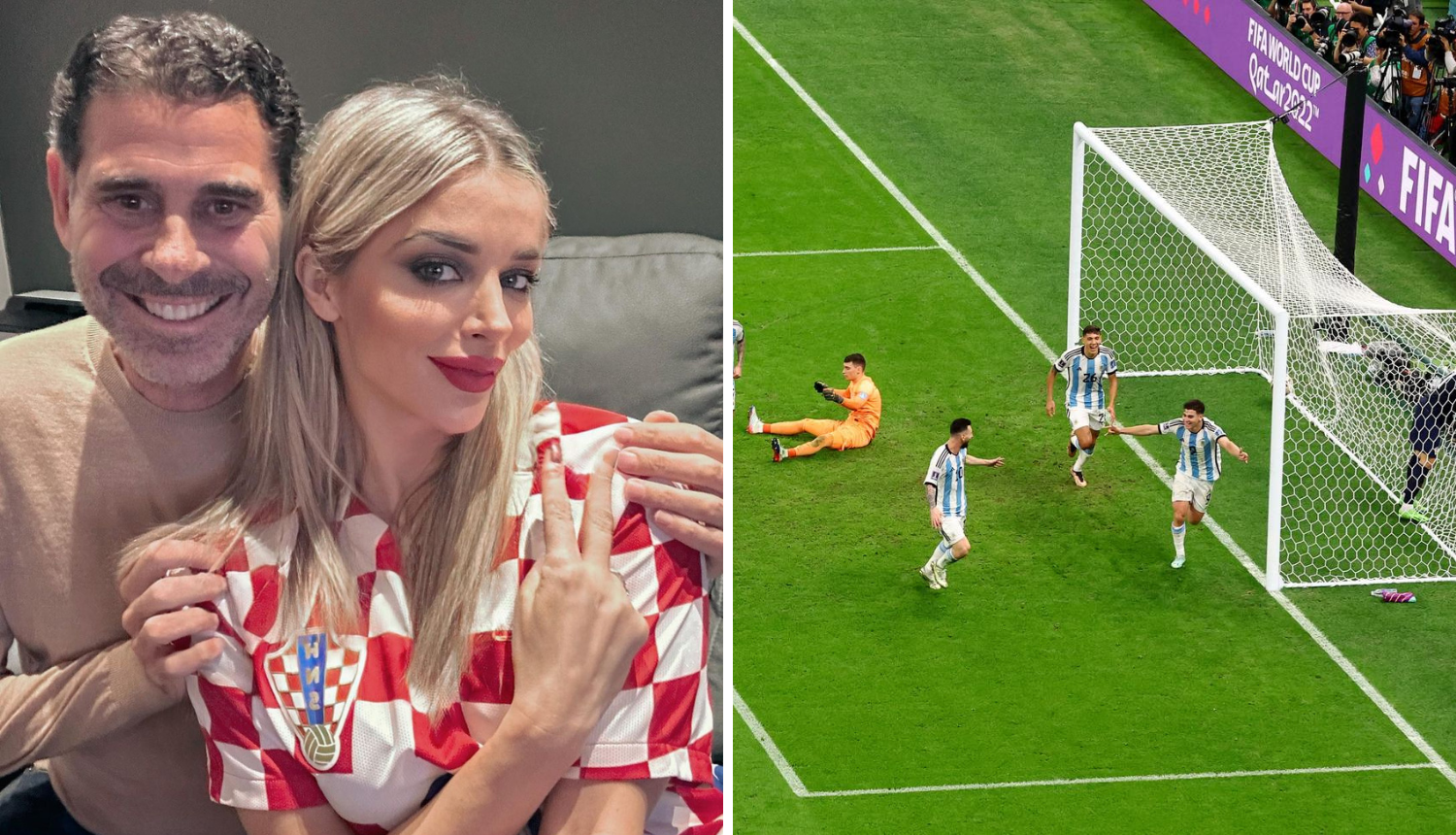 Fani Stipković bodrila je Vatrene u društvu zaručnika Fernanda: 'Uz Hrvatsku sa svim srcem!'