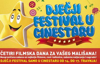 Dođite na četiri dana filmske zabave u Cinestaru!