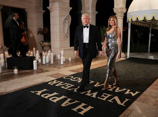 New Year's Eve party at Mar-a-Lago Club in Palm Beach