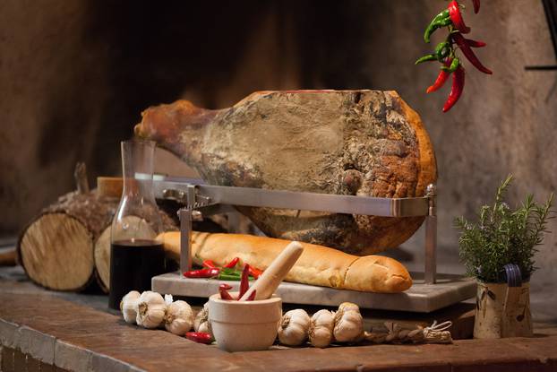 Dalmatian,Prosciutto,Is,A,Cured,Meat,Product,,Made,From,Fresh
