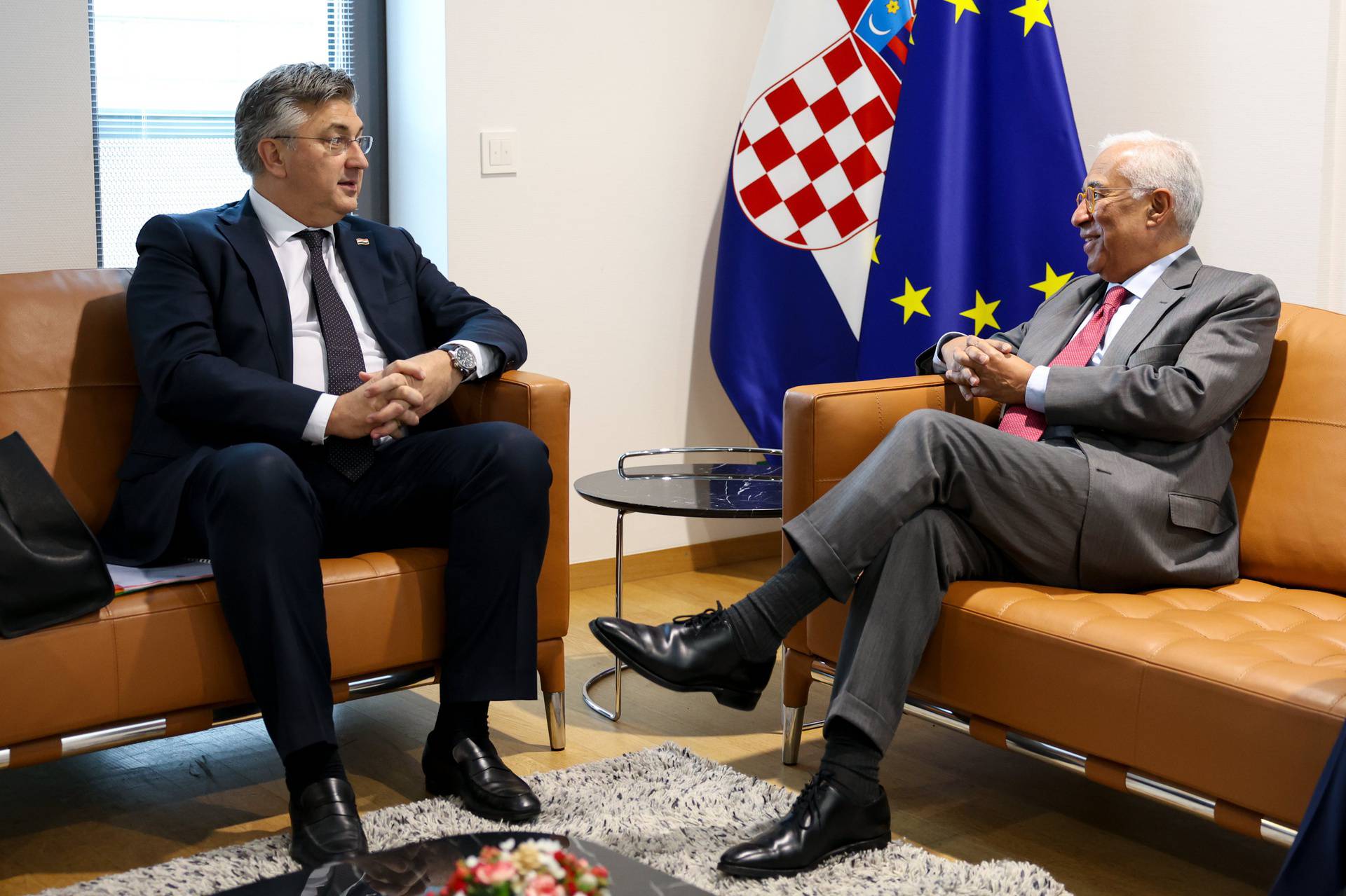 Plenković se sastao s Costom u Bruxellesu: 'Razgovarali smo o globalnom angažmanu EU-a'