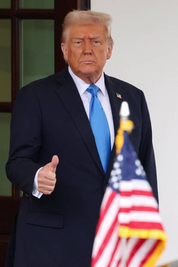 U.S. President Donald Trump meets with Jordan's King Abdullah at the White House in Washington